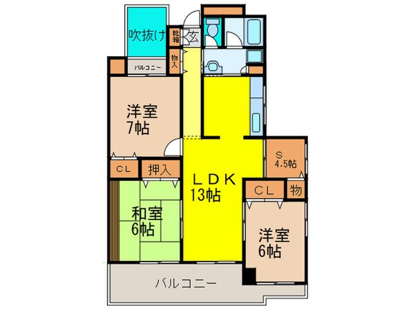 第２ハイツライラックの物件間取画像